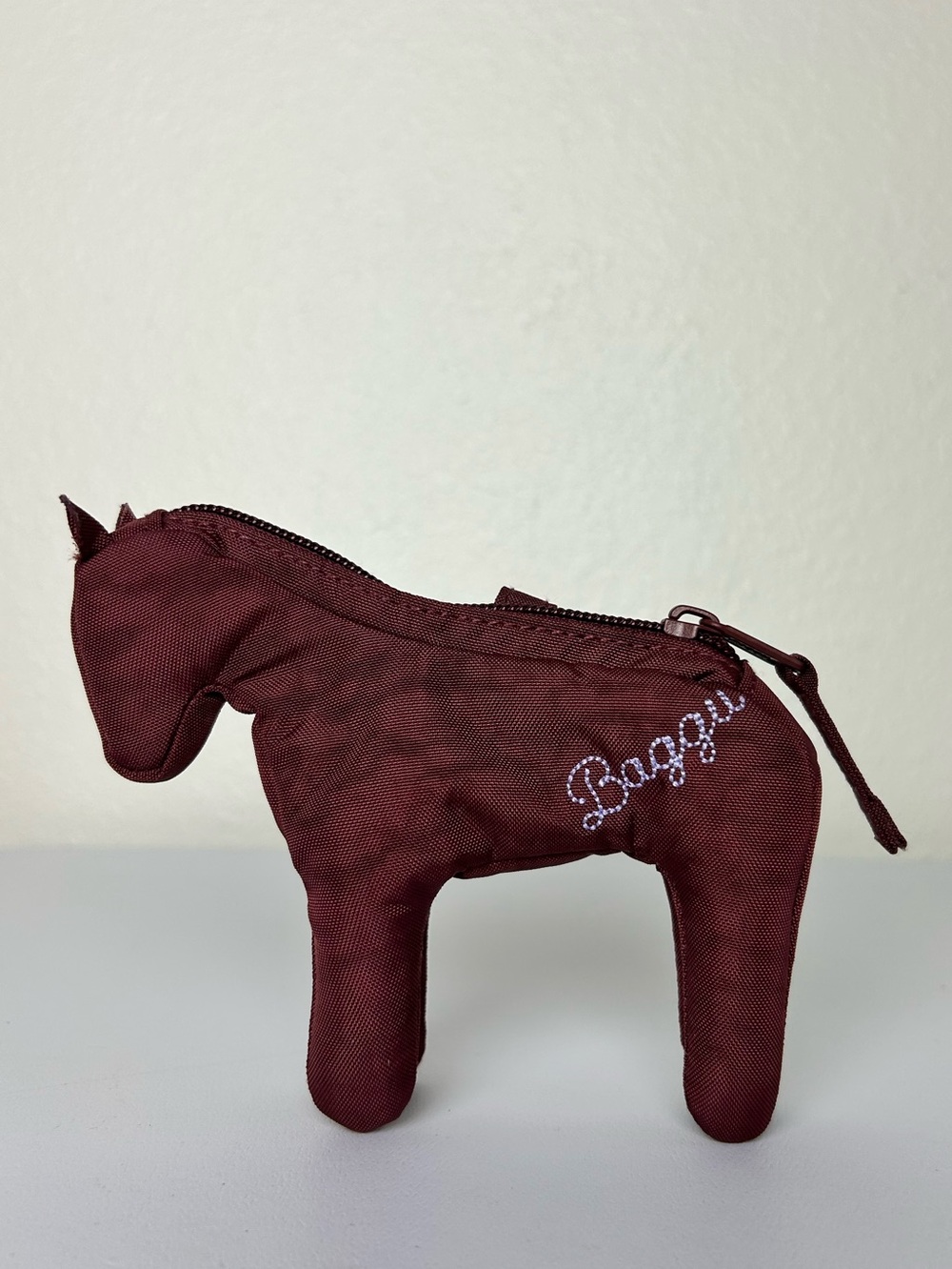Baggu Horse Bag Charm Mahogany Unused